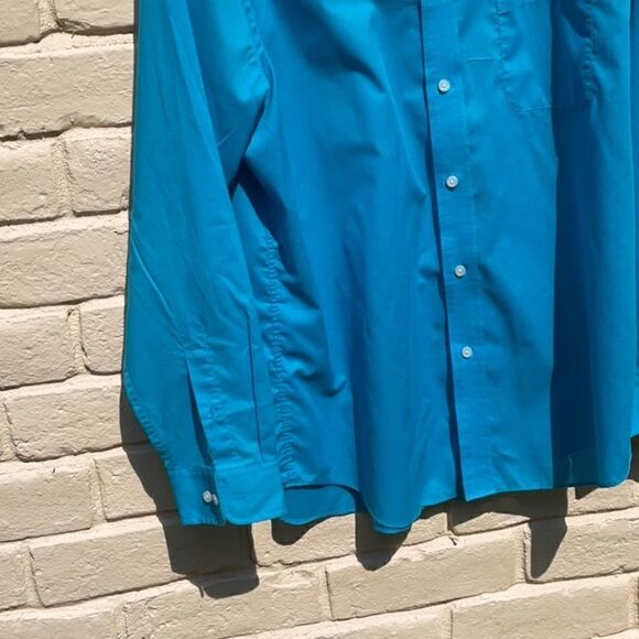 Take 50% OFF- Croft&Barrow Blue Men’s Button Down Shirt, Size-L - Picture 3 of 6